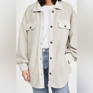 NIB Free People Ruby Jacket Sz S, Stone $128